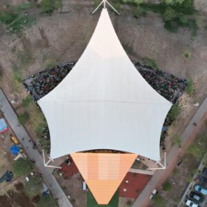 Gobierno del Estado a realizar actividades en la Concha Acústica del Parque Central