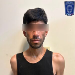 Detiene AEI a sujeto en posesión de cristal en la colonia Sierra Vista