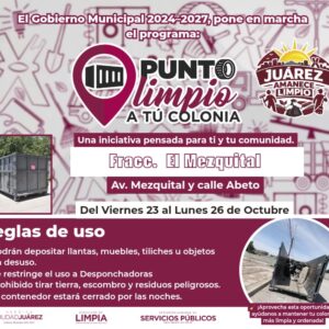 Instalan contenedores para retirar tiliches en cuatro fraccionamientos