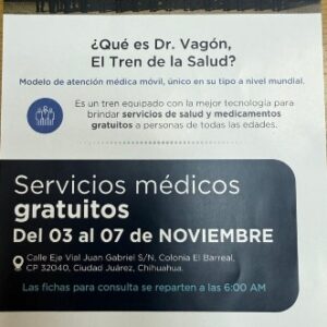 Llega el Doctor Vagón el próximo martes a Ciudad Juárez