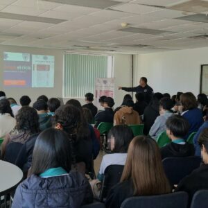 Imparte SSPM charla preventiva sobre violencia familiar y de género a estudiantes de Bachilleres 9